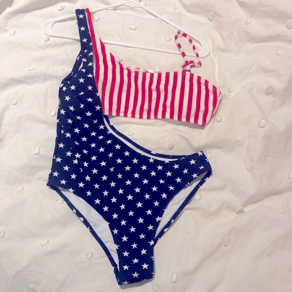 American Flag Monokini